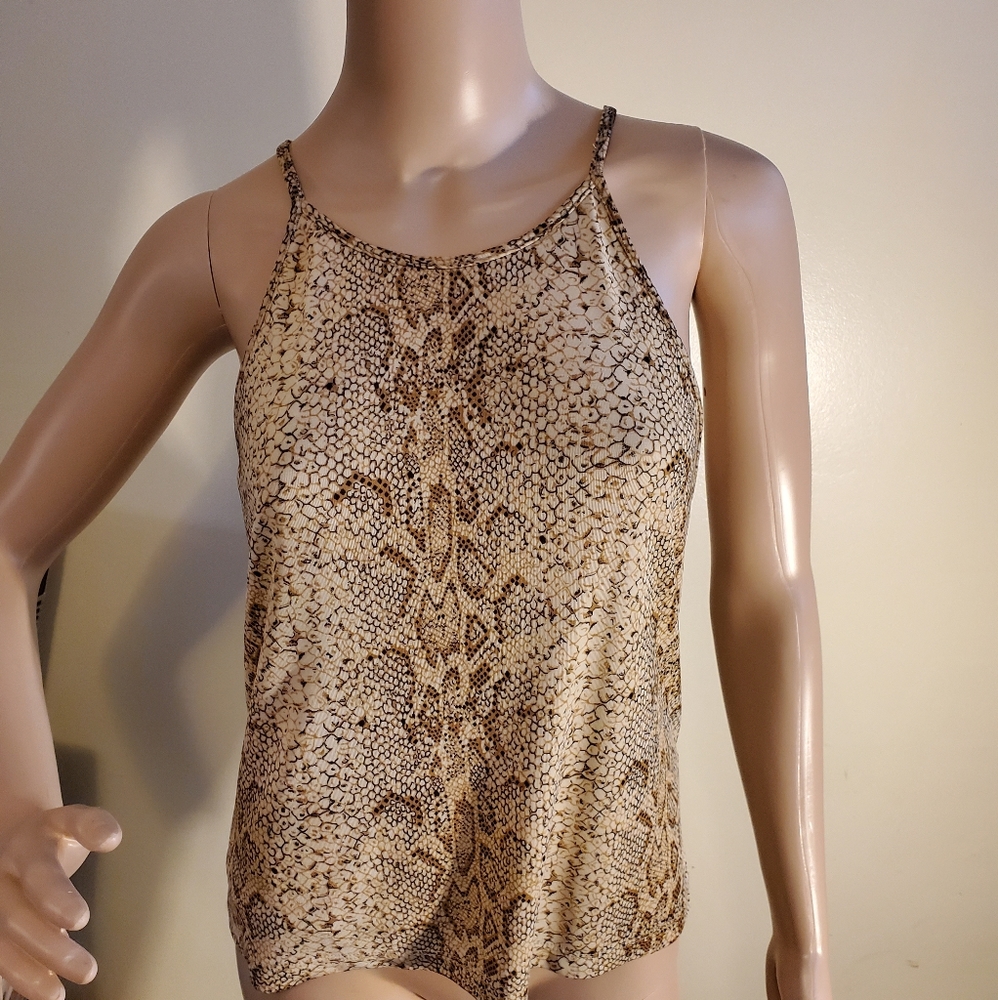 Animal print top
